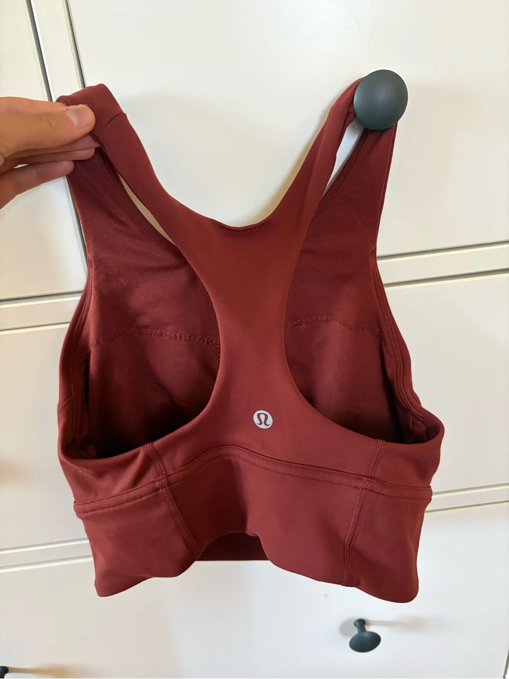 Lululemon Wunder Train Longline Sports Bra - Date Brown